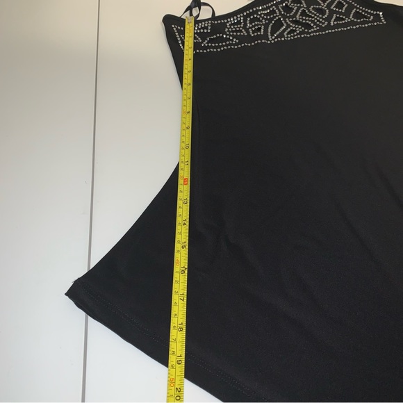 Venus Black One Shoulder Cut Out Asymmetrical Top Size Medium | item #285 - Picture 12 of 12